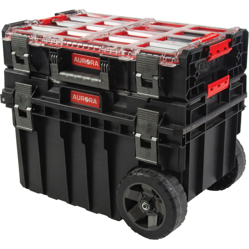 Ensemble roulant de coffres &agrave; outils Arx de 2 morceaux, 23-4/5" x 16" x 20-3/5", Noir Southpoint Industrial Supply