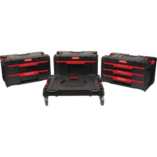 4-Piece Arx&reg; Dolly with Swivel Casters Set, 23-1/10" x 15" x 22-1/2", Black Southpoint Industrial Supply