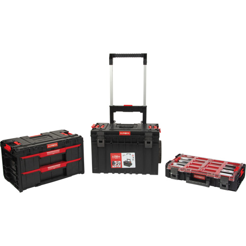 3-Piece Arx&reg; Rolling Toolbox Base Set, 25-1/5" x 19" x 42-2/5", Black Southpoint Industrial Supply