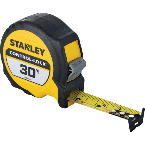 CONTROL-LOCK Tape Measure, 25 mm x 30', Imperial Graduations Southpoint Industrial Supply