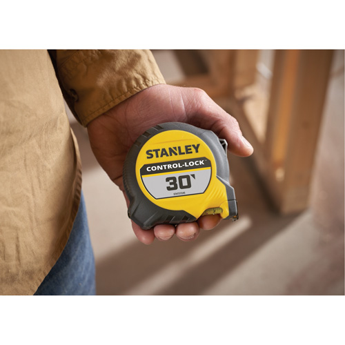 CONTROL-LOCK Tape Measure, 25 mm x 30', Imperial Graduations Southpoint Industrial Supply