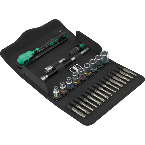 Jeu de cl&eacute; &agrave; cliquet SA 14 Zyklop Comfort avec levier dinversion, 28 Mcx, Prise de 1/4" Southpoint Industrial Supply