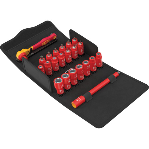 Jeu de cl&eacute; &agrave; cliquet SA VDE 1 Zyklop isolant avec levier dinversion Southpoint Industrial Supply
