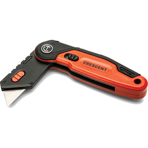 Couteau utilitaire pliant, 1" lame, lame en Acier, poign&eacute;e en Aluminium Southpoint Industrial Supply