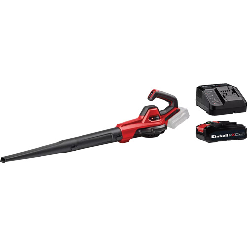 Souffleuse universelle 110 pi3/min sans fil avec batterie 2,5 Ah et ensemble de d&eacute;part de chargeur, 18 V, Vitesse d'air 155,34 mi/h, &agrave; pile Southpoint Industrial Supply