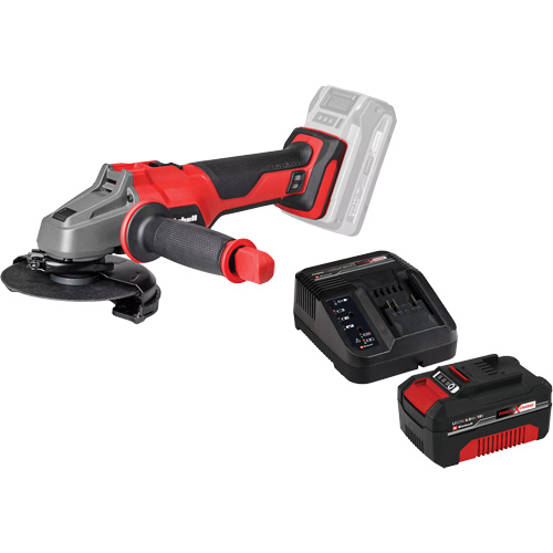 Professional Cordless Angle Grinder with 4Ah PXC Battery & Charger Starter Kit, 5" Wheel, 18 V Southpoint Industrial Supply