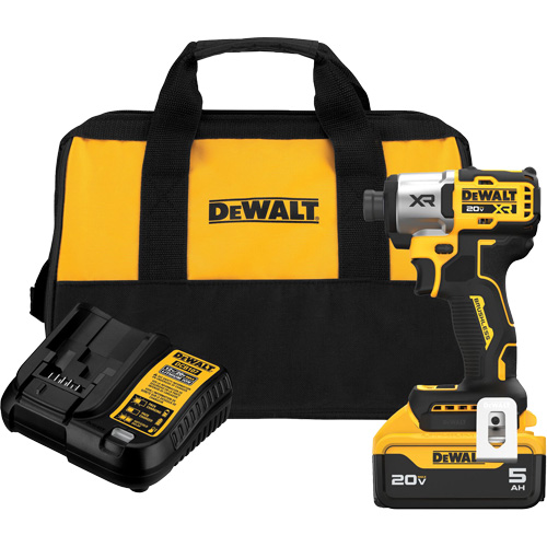 XR&reg; 3-Speed Brushless Cordless Impact Driver Kit, 20 V, 1/4" Socket Southpoint Industrial Supply