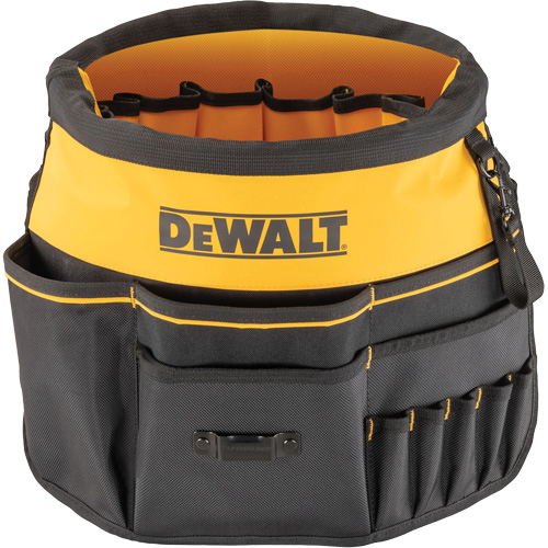 Bucket Tool Organizer, 19-3/4" L x 2" W x 19-5/8" H, Black/Yellow Southpoint Industrial Supply