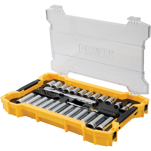 Jeu d'outils 3/8" & 1/2" pour m&eacute;canicien avec plateau & couvercle TOUGHSYSTEM 2.0 Southpoint Industrial Supply