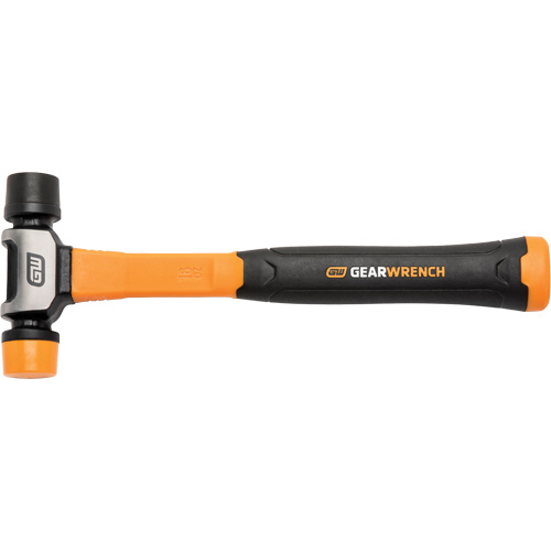 Soft Face Hammer, 16 oz. Head Weight, Plain Face, Solid Steel Handle, 12-1/4" L Southpoint Industrial Supply