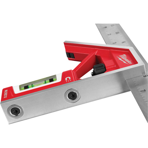&eacute;querre magn&eacute;tique combin&eacute;, 12" lo, Acier inoxydable, Ordinaire Southpoint Industrial Supply