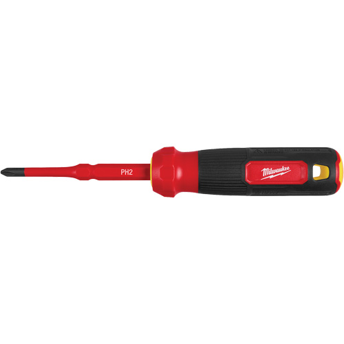 Tournevis &agrave; embouts interchangeables &agrave; tige articul&eacute;e isol&eacute; 1000 V, 2-en-1, 8-4/5" lo, Prise Coussin&eacute;e Southpoint Industrial Supply
