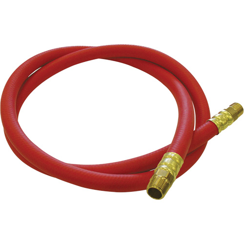 Tuyau de raccordement pour d&eacute;vidoir de tuyau, Air, Caoutchouc EDPM, 1/2" dia. x 5', 300 psi, 1/2 NPT Southpoint Industrial Supply