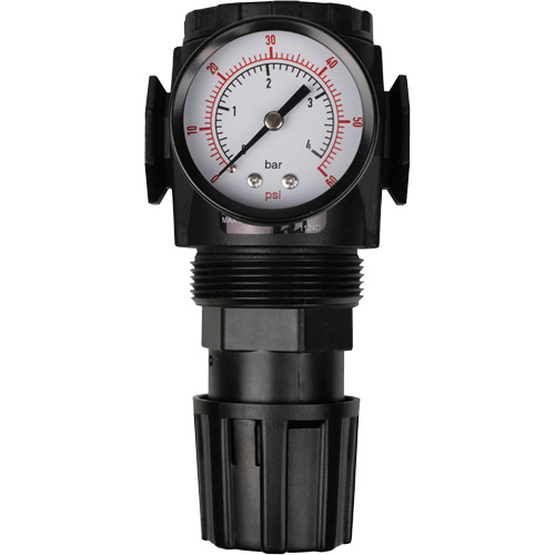 MODULAIR 300 Compressed Air Regulator, 1/2" NPT, 300 psi Max. PSI, In Line/Modular Southpoint Industrial Supply