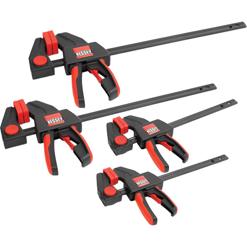 Ensemble de serre-joints &agrave; g&acirc;chette, moyen et grand formats (4 pi&egrave;ces), 12" (304,8 mm)/6" (152,4 mm) Southpoint Industrial Supply