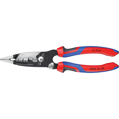 Pince &agrave; d&eacute;nuder forg&eacute;e avec poign&eacute;e KNIPEXTEND, 8" lo, 10 - 20 AWG Southpoint Industrial Supply