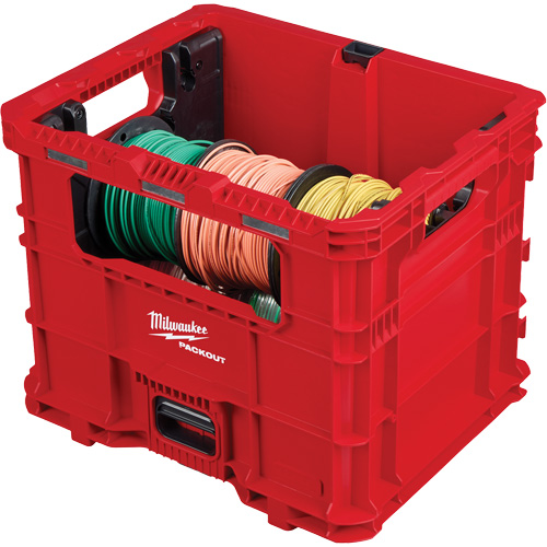 Bac distributeur de fils XL PACKOUT, 15-3/4" x 18-5/8" x 15", Noir/Rouge Southpoint Industrial Supply
