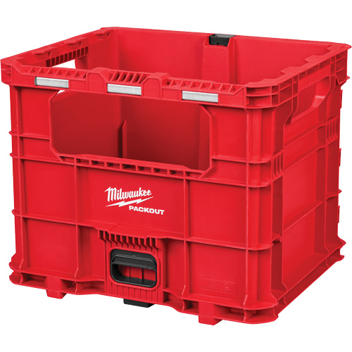Caisse Packout, 15-3/4" x 18-5/8" x 15", Noir/Rouge Southpoint Industrial Supply