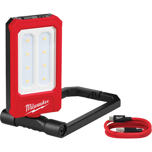 Baladeuse magn&eacute;tique rechargeable &agrave; profil bas, DEL, 100/250/500 lumens, Boîtier en Plastique/Aluminium Southpoint Industrial Supply