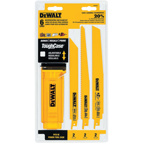 Bi-Metal Reciprocating Saw Blade Set with Telescoping Case Southpoint Industrial Supply