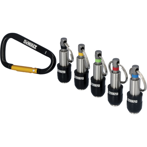 Jeu de porte-embouts avec anneau porte-cl&eacute;s 5 morceaux Southpoint Industrial Supply