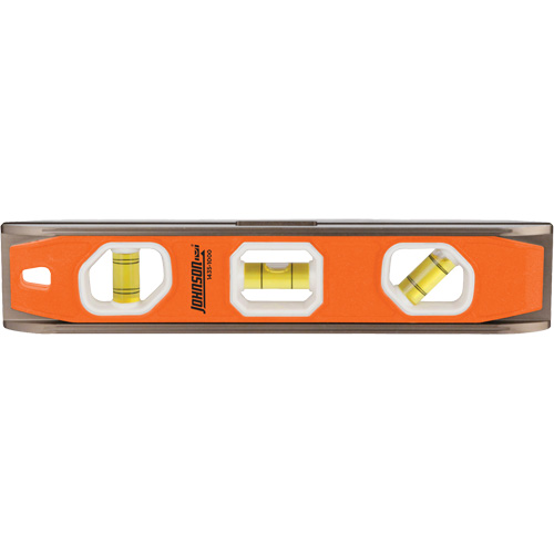 Torpedo Level with GripTight V-Groove, 10" L, Aluminum, 3 Vials, Magnetic Southpoint Industrial Supply