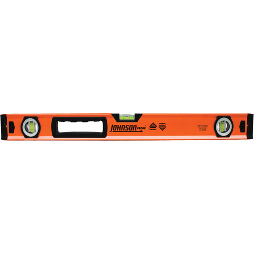 Level with Protective End-Caps, Box, 2' L, Aluminum, 3, Non-Magnetic Southpoint Industrial Supply