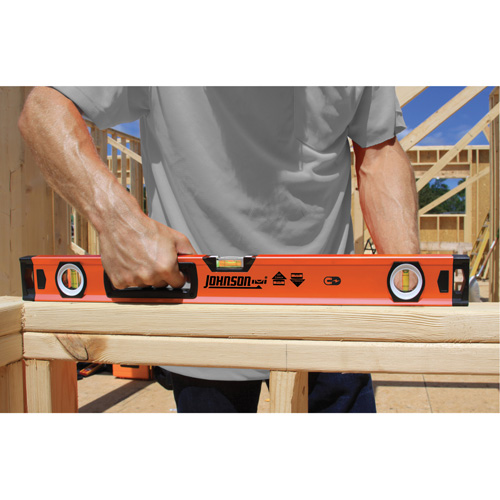 Level with Protective End-Caps, Box, 2' L, Aluminum, 3, Non-Magnetic Southpoint Industrial Supply