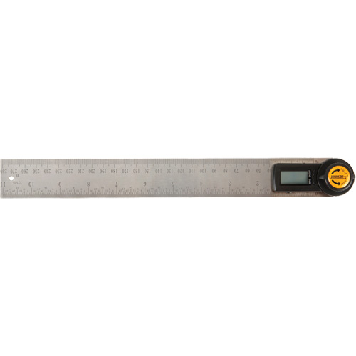 Digital Angle Locator & Ruler, 11" L, Stainless Steel, 1/32" Graduations Southpoint Industrial Supply