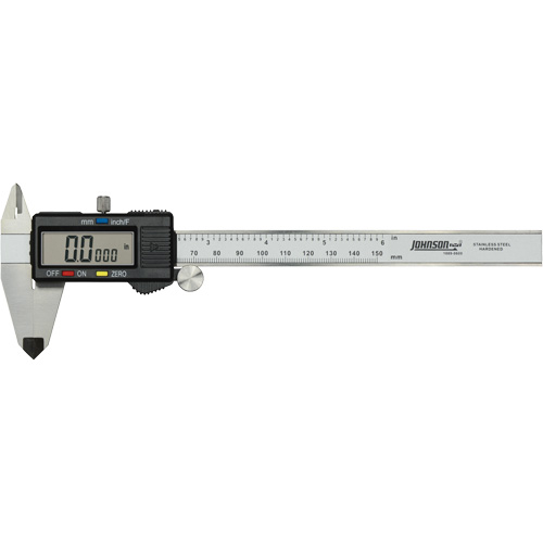 Pied &agrave; coulisse num&eacute;rique, R&eacute;solution de 0,0005" (0,01 mm), 0" - 6" (0 mm - 150 mm) gamme de mesure Southpoint Industrial Supply