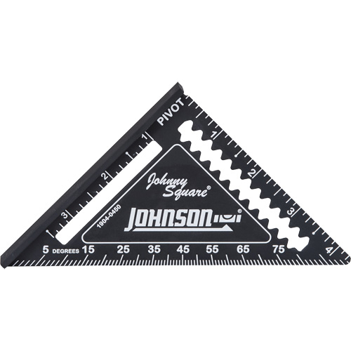 4.5" Johnny Square&reg; Laser Etched Trim Square Southpoint Industrial Supply