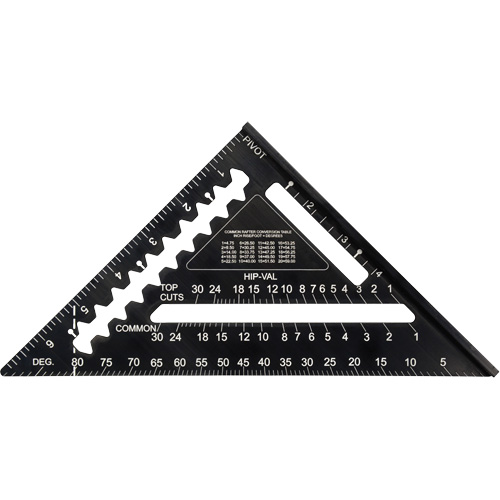 7" Johnny Square&reg; Laser Etched Rafter Square Southpoint Industrial Supply