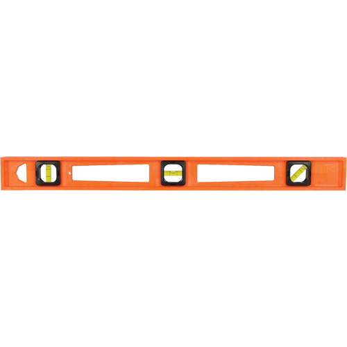 Niveau pour entrepreneurs Structo-Cast&reg; orange, Poutre en I, 2' lo, 3, Non magn&eacute;tique Southpoint Industrial Supply