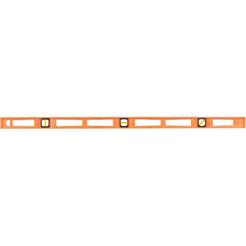 Orange Structo-Cast&reg; Contractor's Level, I-Beam, 4' L, 3, Non-Magnetic Southpoint Industrial Supply
