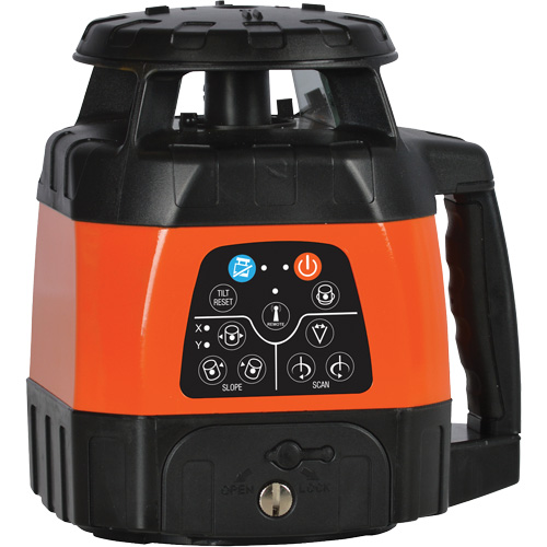 Syst&egrave;me laser rotatif horizontal/vertical &agrave; double pente &eacute;lectronique &agrave; nivellement automatique, 1500' (457.2 m), 635 N.m Southpoint Industrial Supply