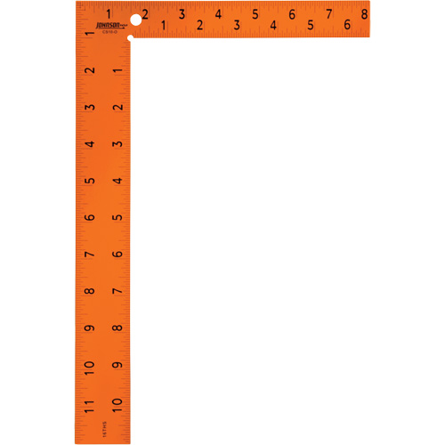 &eacute;querre de menuisier orange haute visibilit&eacute; EZ Read Southpoint Industrial Supply