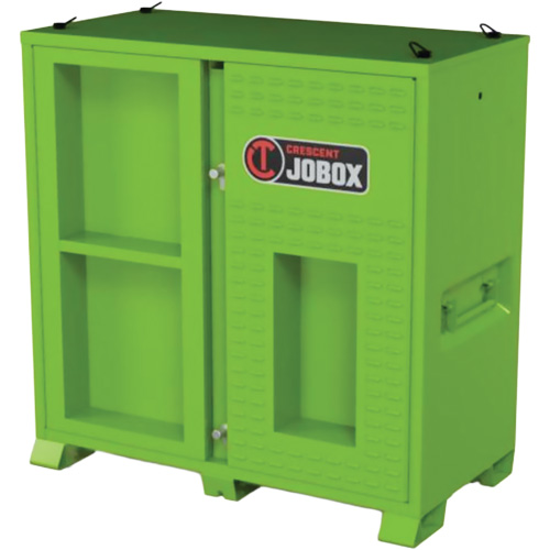 Ventilated Onsite PPE Storage Cabinet, Steel, High-Visibility Lime Green Southpoint Industrial Supply