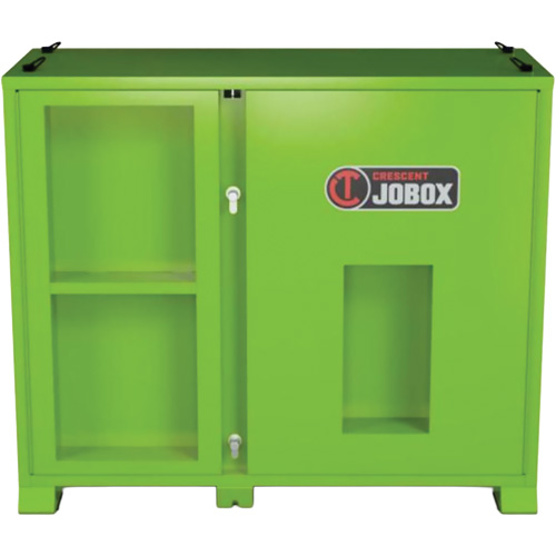 Ventilated Onsite PPE Storage Cabinet, Steel, High-Visibility Lime Green Southpoint Industrial Supply