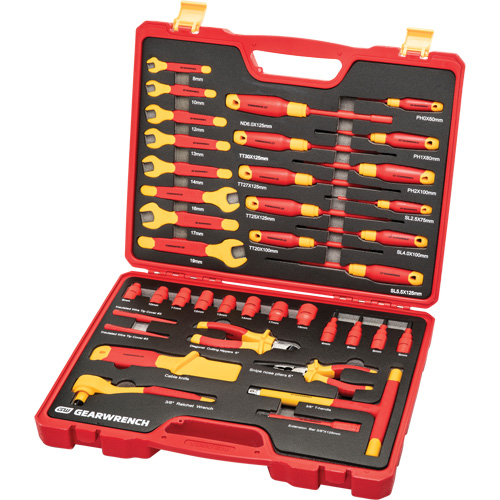 VDE Insulated Tool Set, 1000 V, 39 Pcs Southpoint Industrial Supply