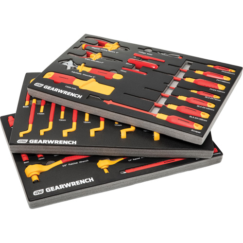 VDE Insulated Tool Set, 1000 V, 72 Pcs Southpoint Industrial Supply