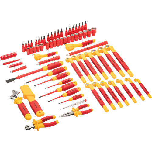Jeu d'outils VDE isol&eacute;s, 1000 V, 72 M Southpoint Industrial Supply