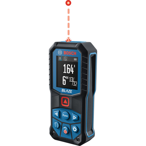 BLAZE Red Beam Laser Measure, 0' - 165' (0 m - 50.2 m) Range, Digital (Electronic) Southpoint Industrial Supply