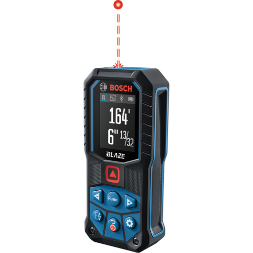 T&eacute;l&eacute;m&egrave;tre laser rouge connect&eacute; BLAZE, 0.0' - 165' (0.0 m - 50,2 m) Gamme de mesure, Num&eacute;rique (&eacute;lectronique) Southpoint Industrial Supply
