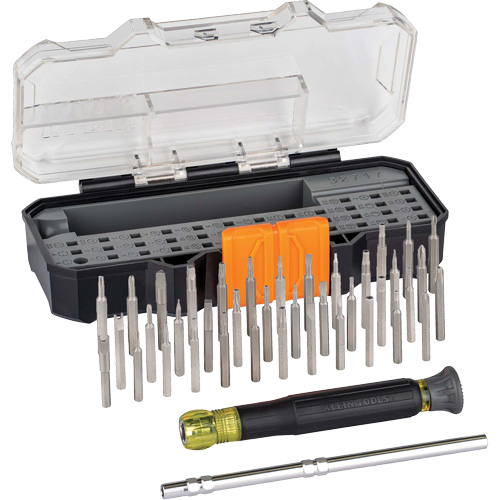 All-in-1 Precision Screwdriver Set with Tamperproof Bits & Case, 6-35/100" L, Cushion Grip Handle Southpoint Industrial Supply