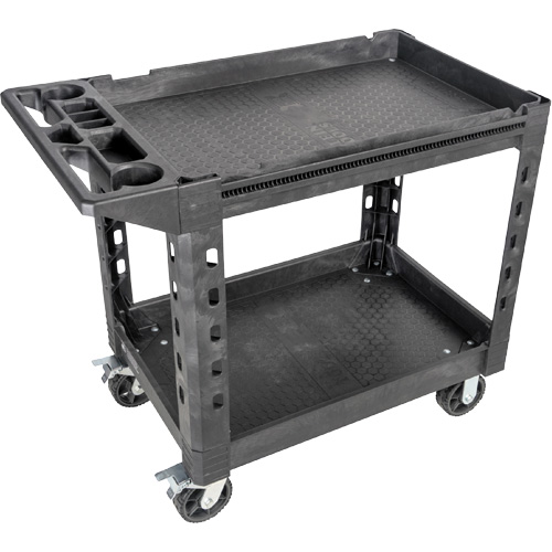 Chariot utilitaire MODbox, 0 tiroirs, 44-63/100" lo x 25-1/2" la x 39" h, Noir Southpoint Industrial Supply