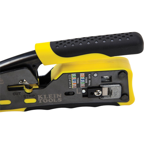 Ratcheting Ethernet Cable Crimper/Stripper/Cutter for Pass-Thru Connectors Southpoint Industrial Supply