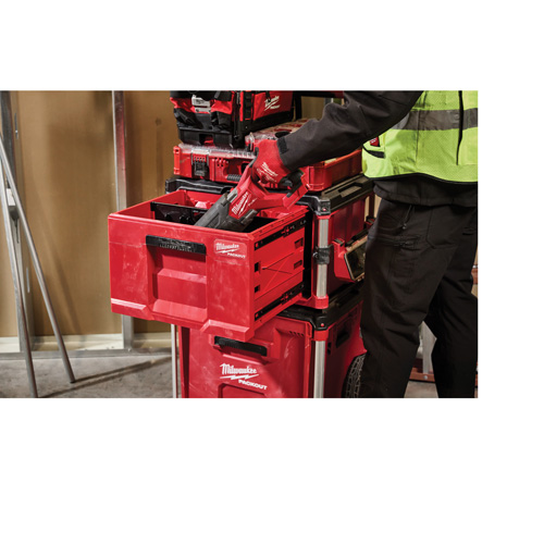 Boîte &agrave; outils avec un tiroir PACKOUT avec une capacit&eacute; de 50 lb, 16-3/10" x 22-1/5" x 14-3/10", Noir/Rouge Southpoint Industrial Supply