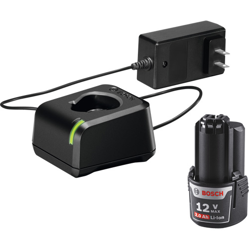 Ensemble de d&eacute;part avec batterie et chargeur pour outil sans fil 12 V MAX, 12 V, Lithium-ion Southpoint Industrial Supply