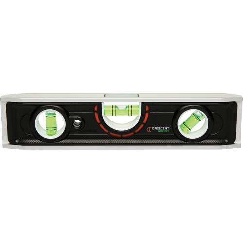Torpedo Level, 9" L, Aluminum, 3 Vials, Magnetic Southpoint Industrial Supply