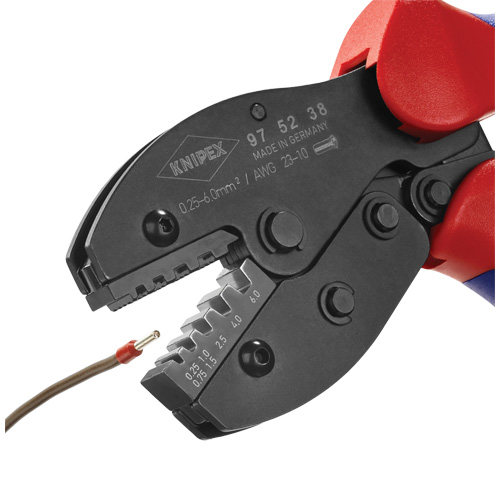 PreciForce&reg; Crimping Pliers for Insulated & Non-Insulated Wire Ferrules Southpoint Industrial Supply
